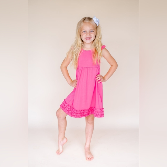 NEW 2 ARB Blanks Ruffle Dresses Size 10 - Picture 3 of 4